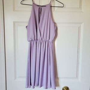 Lilac Lush Mini Dress from Dry Goods USA